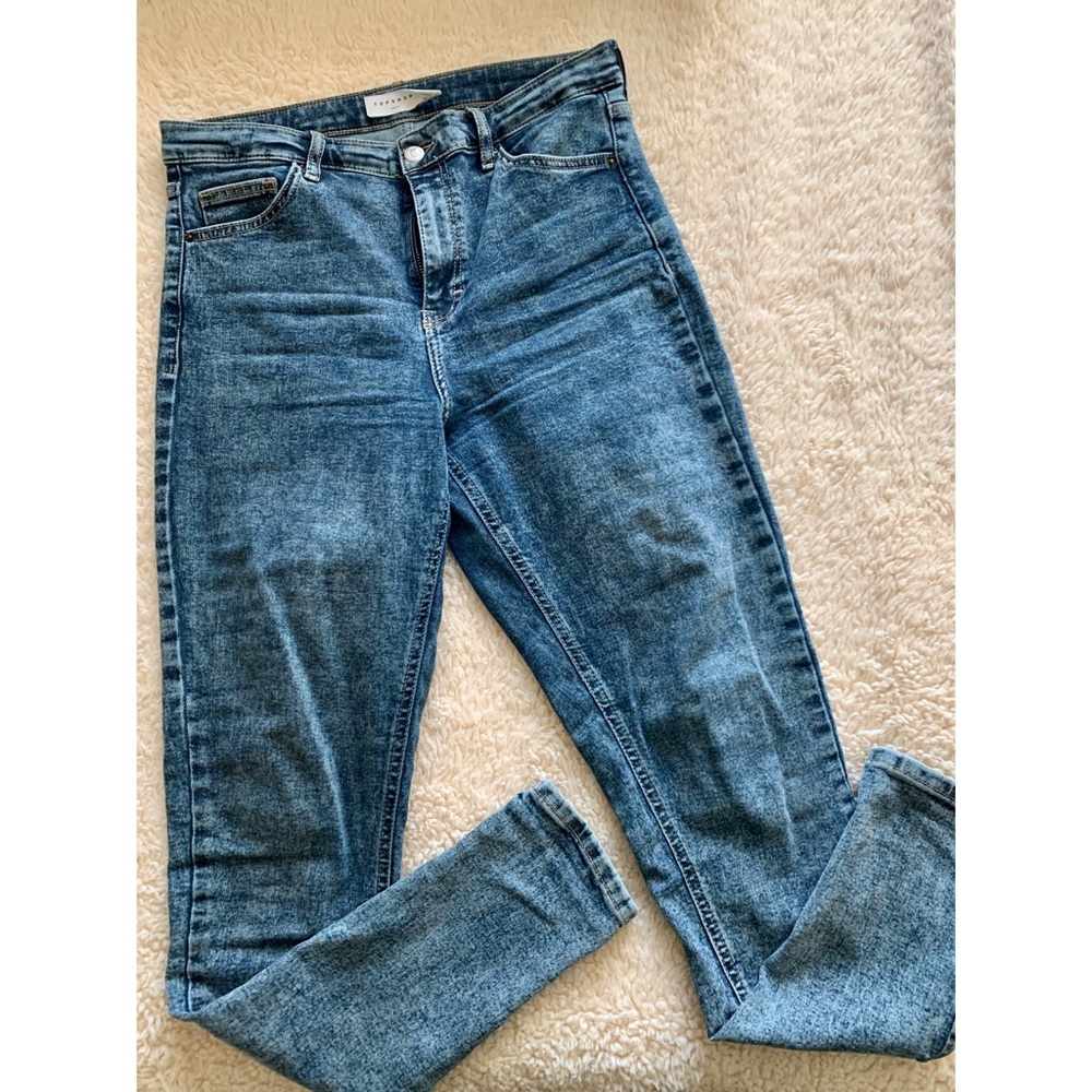 Top Shop Indigo Avis Jaimie Jeans, size W30L34